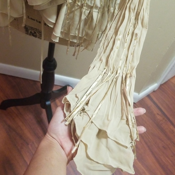 Vintage Beaded Flowy Blouse MEDIUM - Picture 4 of 7